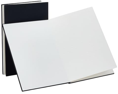 WEBEEDY 2 pz fisarmonica quaderno da schizzo acquerello rigido Concertina piegato diario di viaggio quaderno da schizzo per pittura creazioni artistiche 300 GSM 19 x 13 cm