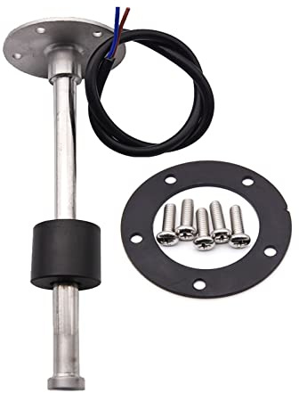Medidor de Gasoil Deposito, Sensor de nivel de combustible for coche y barco,para monitoreo del nivel del tanque de combustibl(250mm 240-33ohm)