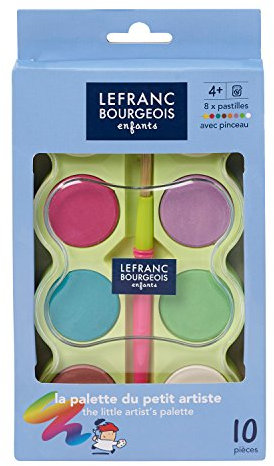 Lefranc & Bourgeois 807347 Wasserfarben, Mehrfarbig, 7,6 x 4,8 x 14,5 cm