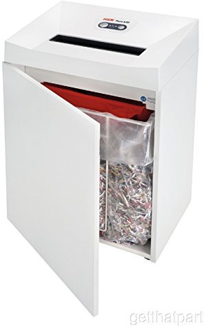 HSM Pure 530 Aktenvernichter I Partikelschnitt 4,5x30 mm I Sicherheitsstufe P-4 I Office Schredder für Papier, Kreditkarten, CD/DVD, Heft- und Büroklammern I 80l Behälter I 16 Blatt I 5 J. Garantie
