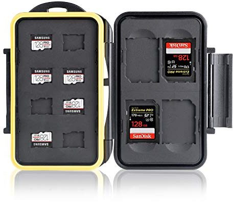 Caja protectora para tarjetas de memoria Ares Foto® MC-SDMSD12