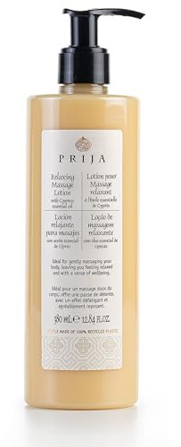 Prija Massage Lotion with Cypress Fragrance 380 ml Wellness Spa Relaxation