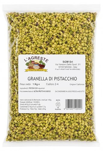 L'AGRESTE - GRANELLA DI PISTACCHIO - PRIMA SCELTA - Confezione da 1 Kg