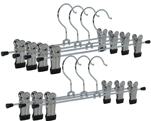 Variante Hosenbügel Rockbügel Metall mit Klammer (10, 40 cm)