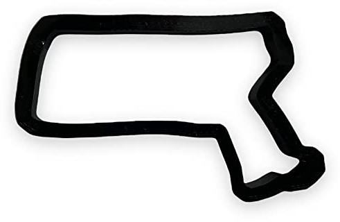 Massachusetts State Cookie Cutter with Easy Push Design (3.5 inch)