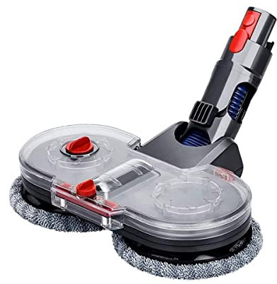 Recamania Cabezal de Fregona Compatible con Dyson V11 V10 V8 V7 Aspiradora para Parquet Suelos Duros, Repuesto de Cepillo Eléctrico con Depósito de Agua.