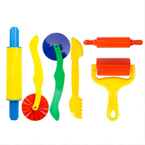 LEXINCHENG Ensemble d'outils de pâte d'argile, jouez avec des Outils de modélisation d'argile de pâte, Set of 6
