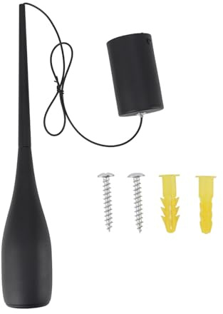 Garosa LED-Pendelleuchten mit Klassischem Zylinder, Moderne Kücheninsel-Leuchte, Schwarze Pendelleuchten, Schlafzimmer-Nachttisch