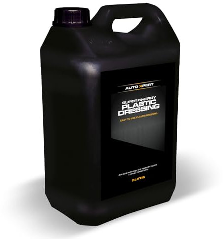 Star Brite Auto Xpert Super Cherry Plastic Dressing, Plastic Trim Restorer, Black Bumper Restorer, Plastic Cleaner, Car Dashboard Cleaner, Black Trim Restorer (5 Litre)