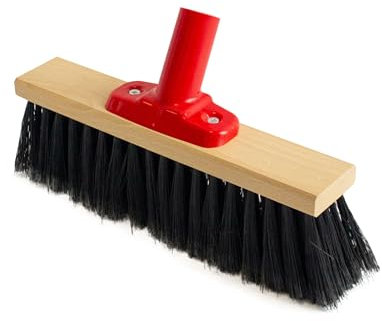 HAUSLY Escoba extra-Click Economy sin mango, 50 cm (30 cm)