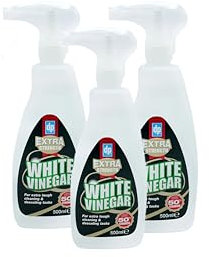 Extra Strength White Vinegar 500ml (Pack of 3) | Multi-Purpose Household Cleaner & Descaler | Eco-Friendly Option | Gentle Yet Effective
