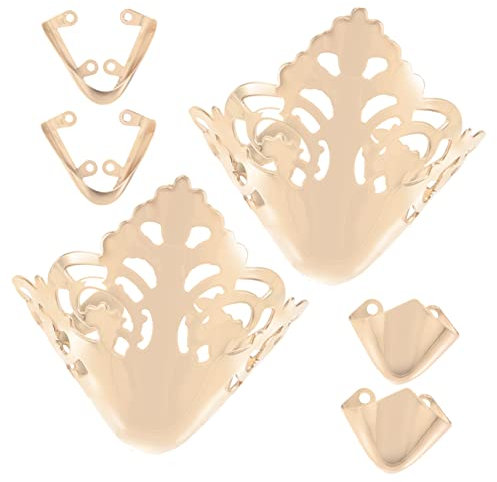 LIFKOME Fersenschutzkissen 2 Paar Schuhspitzenschutz High Heel Cap Tips Zur Reparatur Metall-stiefelspitzen Für Schuhe