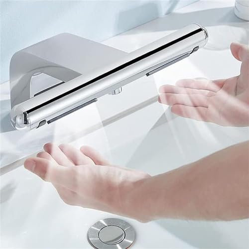 LXWKAI Sèche-Mains électriques pour salles de Bains, Conception Commerciale 2 en 1, sèche-Mains à Induction pour Robinet, sèche-Mains à Induction entièrement Automatique, sèche-Mains Tout-en-Un