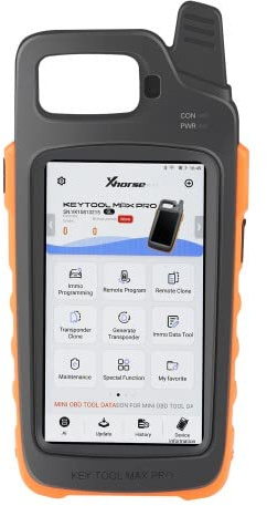 X-horse VVDI nyckelverktyg Max Pro med MINI OBD verktygsfunktion stöder CAN FD/spänning och läckström