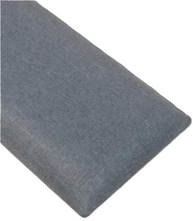 NJIEzhao Anti-Collision Wall Padding 4PCS Peel and Stick Headboard for Twin in Grey, Sized 20 x 60cm, 3D Upholstered Wall Panels Home Decoration Accessorie(Feather grey)