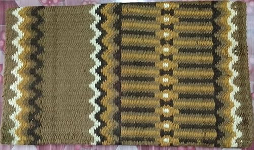 EQUIEMPRESS Sattelunterlage Western Show/Westernsatteldecke aus Neuseelandwolle, Top Wool Pad Sensor Flex (Anpassung möglich) A-468 (34 x 42)