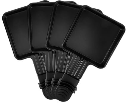 LIFKOME Poêle à Fromage Carré Poignée Lot De 4 Antiadhésive Pour Raclette Et Barbecue Accessoire Cuisine Dimensions 9x9 Cm
