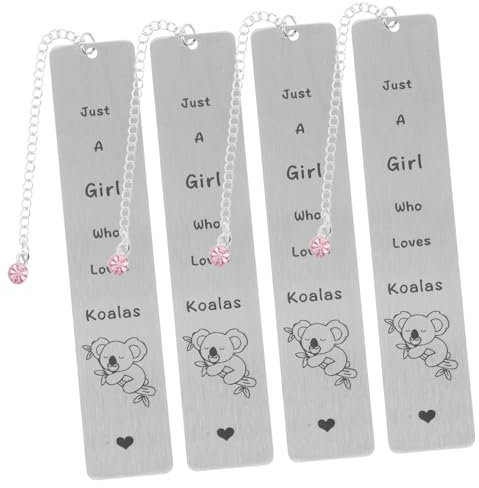 VILLFUL 4stücke Lesezeichen Set Mit Tieren Aus Und Metall Für Frauen Kreatives Design Zum Lesen Einzigartige Ästhetische Lesezeichen