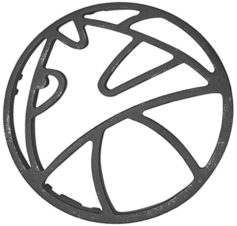 LABRIMP Anneau De Wok En Fonte Épaisse Antidérapant Pour Cuisinière à Gaz, Support 4 Et 5 Pattes Compatible Petites Casseroles Et Poêles, Accessoire La Cuisine Résistant à La Rouille