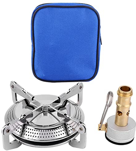 Cuisinière de Camping Mini cuisinière Kuuleyn Mini réchauds de Camping portables pliant cuisinière à gaz extérieure four Portable pique-nique cuisinière brûleur