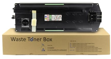 XGdEKA Contenedor de Botella de Caja de tóner Residual 1X D2426400 416890 D1496400 Compatible con MP C2003 C2004 C2503 C2504 C3003 C3004 C3503 C3504 C4503