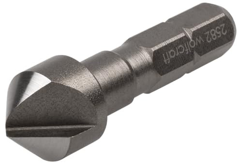 wolfcraft Tool Steel Countersink, Hexagon Shank I 2582000