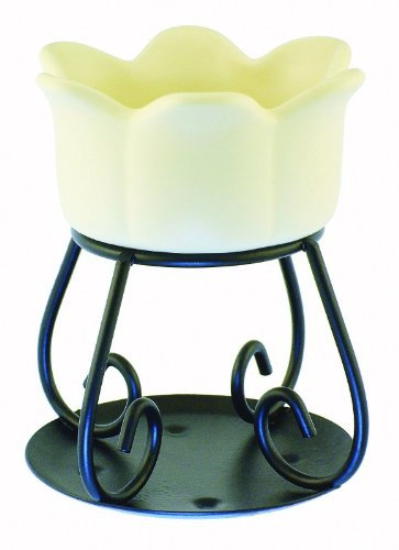 Yankee Candle Petal Bowl Tart Burner/Melt Warmer (Cream)