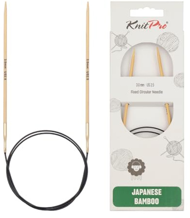 KnitPro Bamboo Fixed Circular Needles 16 (40cm) | 3.00mm