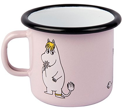 Muurla - Tasse/Henkeltasse/Henkelbecher - Mumins Snorkfräulein - Pink - Emaille - 250 ml