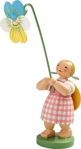 Wendt und Kuhn Mädchen mit Stiefmütterchen