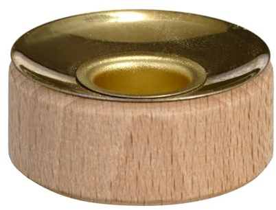 Bxhxt Pyramid värmeljus till ljusadapter, 5 cm, guld, trä, bordsskiva, formella evenemang, heminredning
