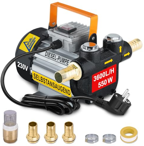 Dieselpump varmvattenflaska oljepump biodiesel trollslända diesel trollslända set standard 4 ELEKTRISK 230 V Dieselpump kraftfull MOTORR (pump standard 4)