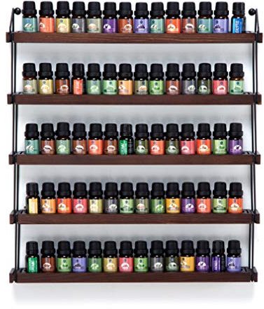 JackCubeDesign MK482A Wandregal für ätherische Öle, 5 Etagen 5 Tier