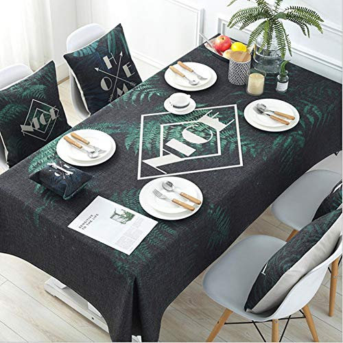 Tovaglia, Verde Scuro Impianto Tovaglia Giungla Unione Anti-Fouling A Prova Di Polvere Di Casa Decorazione Esterna La Tovaglia Coperchio, Pulire Grande Tovaglia, Usato Per Il Tavolo Da Cucina Tavola
