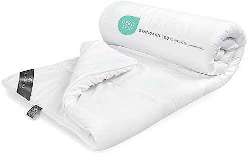 FAM Home Bettdecke 155x200 Weiche Mikrofaser Waschbar Ganzjährig I Zudecke Antiallergisch für Allergiker I Gesteppte Steppdecke