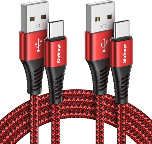 Cable USB C Charge Rapide [1M+2M], Câble Chargeur Type C Cordon USBC pour iPhone 16 15, Samsung Galaxy S24 S25 Ultra S23 S22 FE S21 S20 Plus A55 A54 A53 A35 A25 A15 A14 A13, Xiaomi Redmi Note 13 12