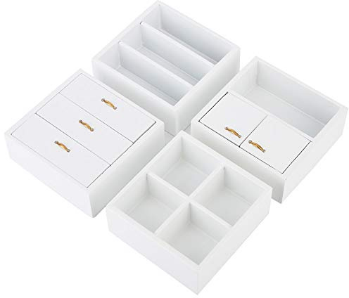 Akozon 1:12 Maßstab Weiß Mini Holz Kabinett Schrank Möbel Wohnzimmer Schlafzimmer Puppenhausmöbel Klassisch