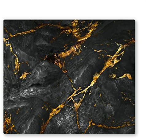 60x52cm - Herdabdeckplatte, Herdabdeckung für Glaskeramik-Kochfelder, Gehärtetes Glas, 60x52cm, mehrfarbig, Schneideplatte