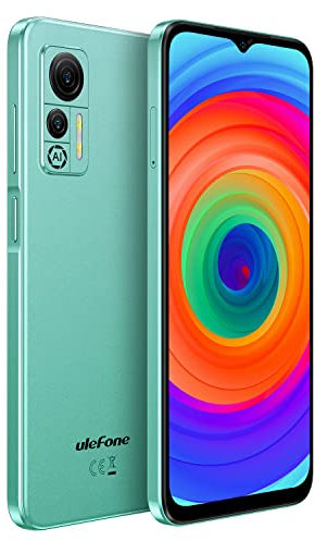 Ulefone 4G Telefono Cellulare Android 12 NOTE 14, Slot Per 3 Schede, Helio A22 Quad Core 3GB+16GB, Smartphone DUAL SIM, 6,52'' HD+, Fotocamera 8MP+5MP, Batteria 4500mAh, Sblocco Facciale GPS Verde
