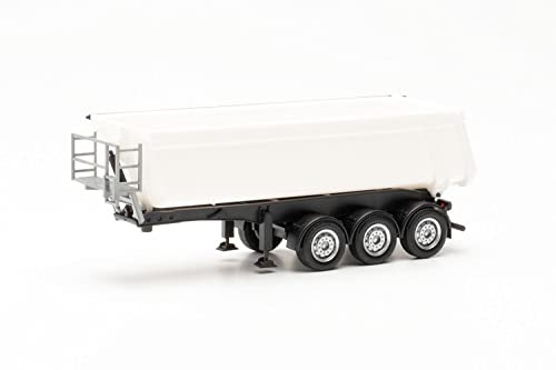 Herpa 077026 - 1/87 Schmitz Cargobull Kippauflieger mit Stahlmulde - Neu