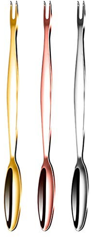 Kichvoe 3pezzi Utensili per Sbucciare Frutti di Mare Cucchiai Creativi per Gamberetti Forchette Resistenti per Frutti di Mare Sbucciatori per Gamberetti Domestici Sbucciatori Robusti