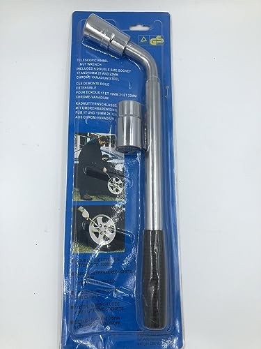 openspaceshop CHIAVE TELESCOPICA SVITABULLONI 17-19-21-23 SMONTA GOMME RUOTE DADI BULLONI AUTO