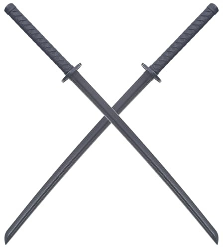 Pack 2 Epees Plastique Katanas Sabre en Polypropylene 112cm Entrainement Combat