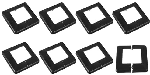 QUARKZMAN 8 Pièces Cache-Poteau 100x100mm/4x4 en Plastique Style Fendu