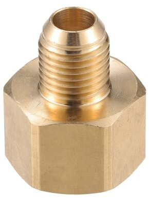 VekAuto högtryckstvättanslutning, M22 x 1,5 till 8 mm M14 x 1,5 hane och kvinnlig adapter av mässing skruvslanganslutning universal för högtryckstvätt mässing kopparton