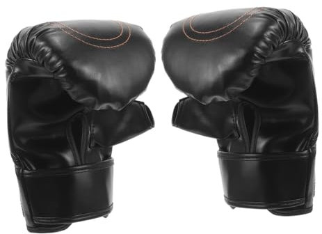 Happyyami Boxhandschuhe Herren Aus Hochwertigem Pu Trainingshandschuhe Mit Breitem Armband Für Optimalen Schutz Leicht Zu Reinigen Und Atmungsaktiv