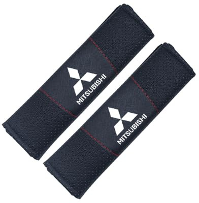WBZHUSS 2 Piezas Acolchado para cinturón de Seguridad Coche, para Mitsubishi ASX 2010-2023 Suave y Cómodo Protector Cinturon Coche Protector Cinturón de Seguridad