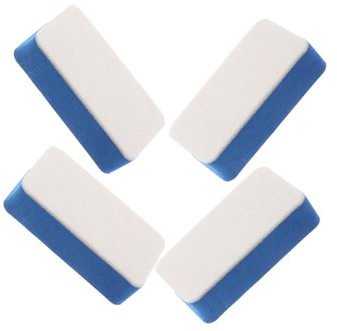 Ciieeo 4pezzi Tamponi Applicatori Per Auto Spugne Per Lucidatura e Pulizia Tamponi Per Cera Auto Spugne Forniture