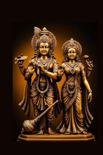 SRI RAM SITA - NOTEBOOK: A5 Lined Journal - 100 Pages | 120gsm Paper | School, Office, College, Home (Ideal for Notes, Diary & Writing)