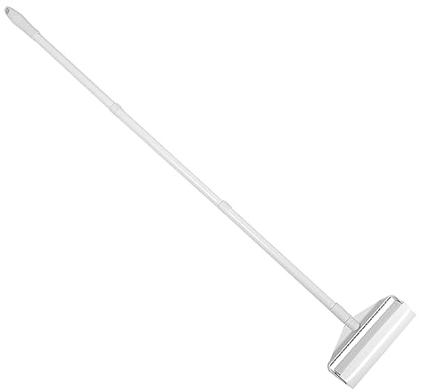 Milisten Long Handle Lint Roller for Pet Hair Removal Reusable Lint Brush for Couch and Furniture